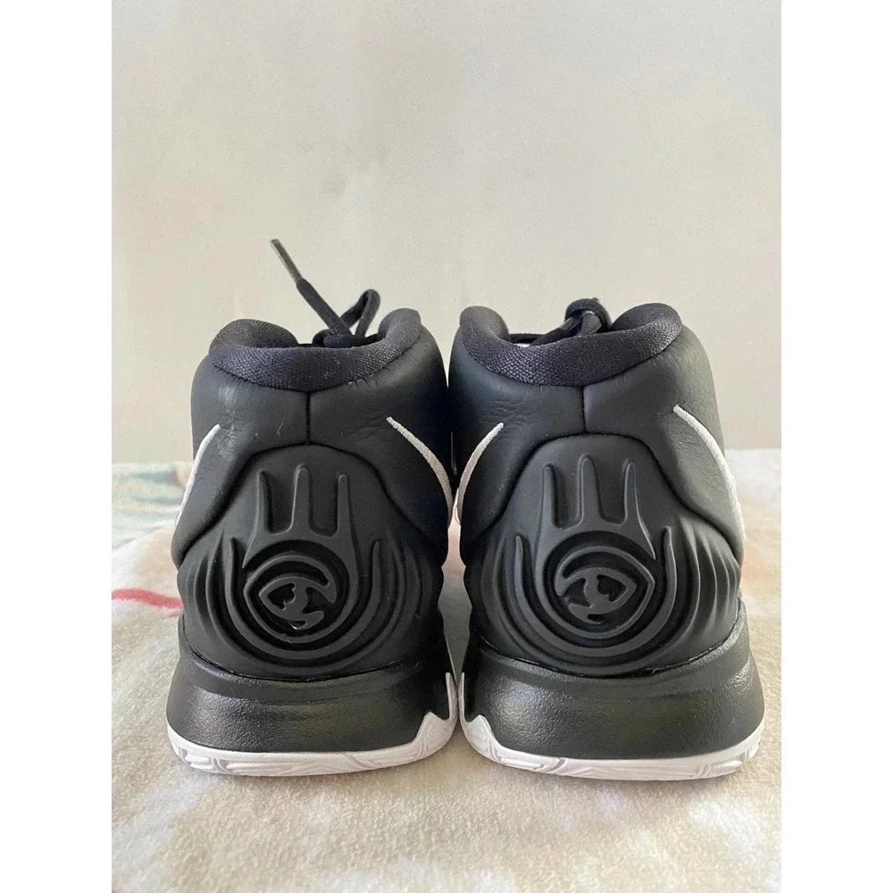 Nike Kyrie 6 Youth Size Athletic US 5.5 Jet Black Lace-Up Sneakers  BQ5599-001